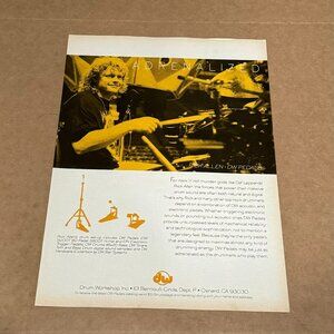 Rick Allen of Def Leppard - DW PEDALS - 1993 Print Advertisement